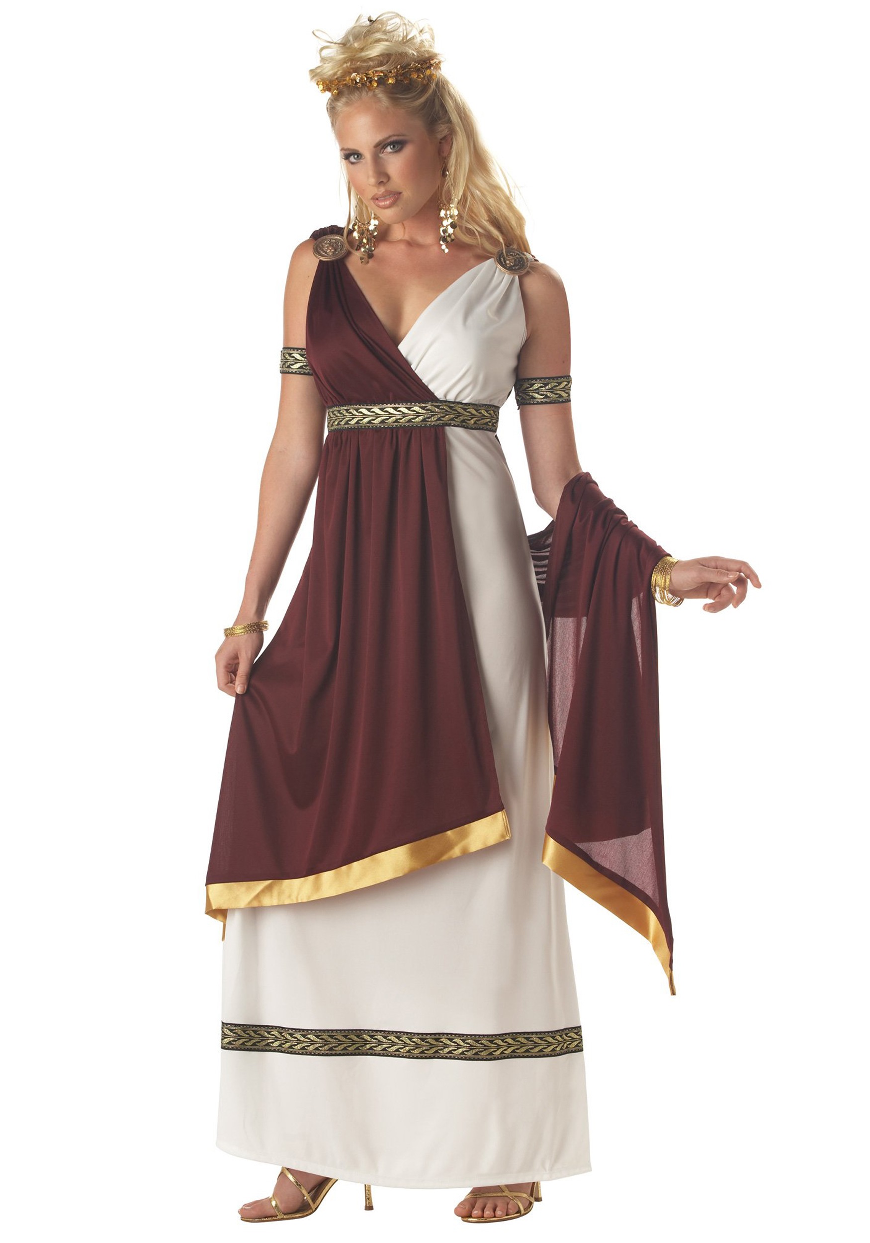 Sexy Greek Goddess Costume Divine Deity Halloween By Rom Free Shipping