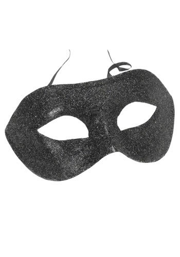 Black Glitter Eyemask By: Smiffys for the 2022 Costume season.