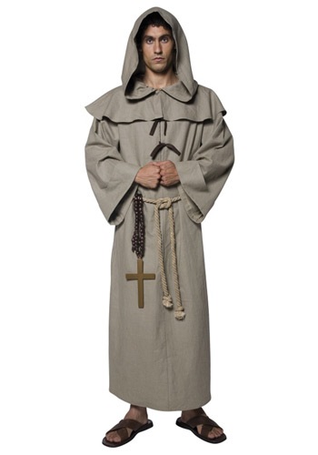 Mens Friar Tuck Costume -image