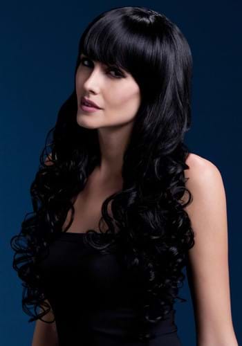 Styleable Fever Isabelle Black Wig By: Smiffys for the 2022 Costume season.