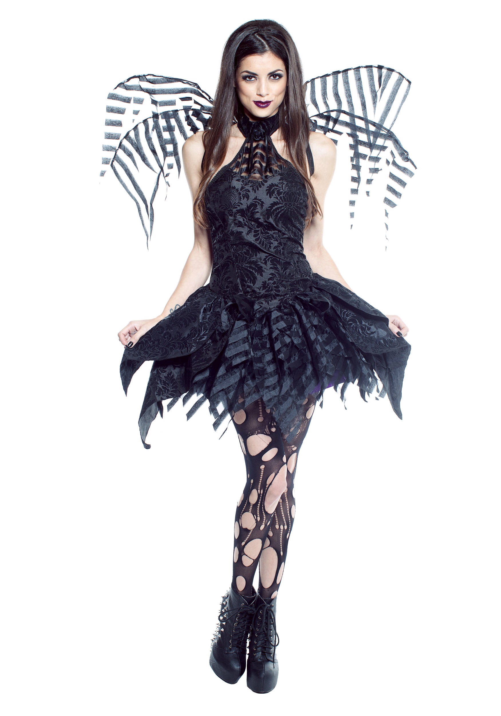 Womens Dark Fairy Costume Ebay