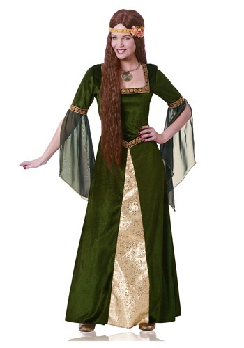 Adult Green Renaissance Lady Costume By: Costume Culture by Franco LLC for the 2022 Costume season.