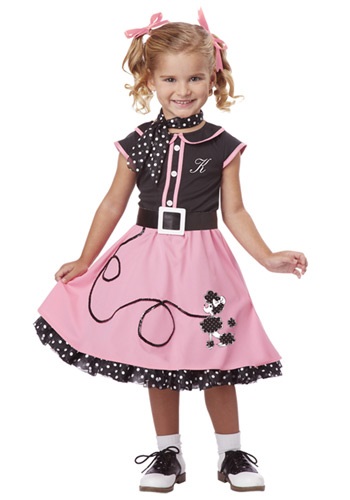 Toddler 50s Poodle Cutie Costume By: California Costume Collection for the 2022 Costume season.