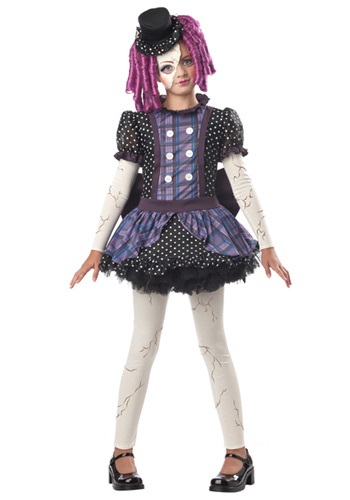 unknown Girls Broken Doll Costume