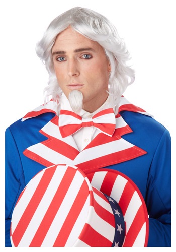 Uncle Sam Wig and Chin Patch -image