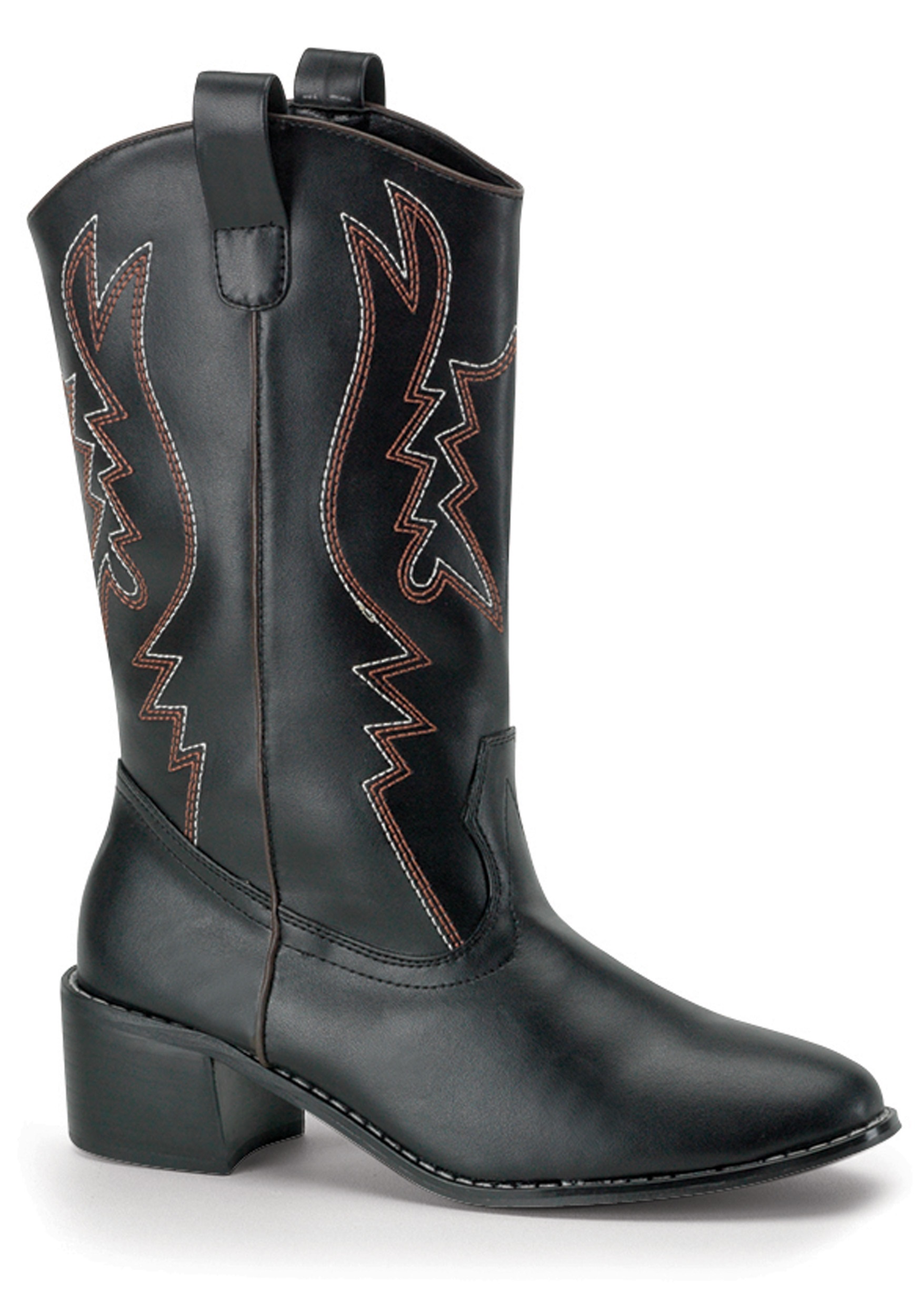 mens-black-cowboy-boots