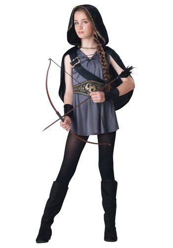 Girls Hooded Huntress Costume By: In Character for the 2022 Costume season.