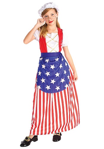 Girls Betsy Ross Costume By: Forum Novelties, Inc for the 2022 Costume season.