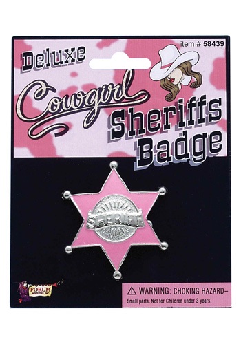 Pink Sheriff Badge -image