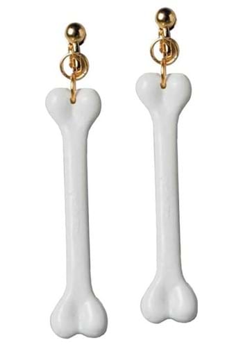 White Bone Earrings -image