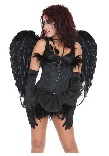 Black Heavenly Angel Wings By: Boa Novelty Feather Corp. for the 2015 Costume season.