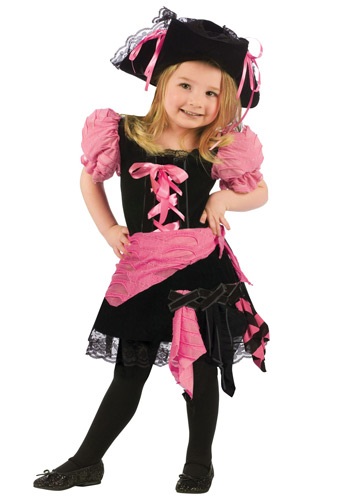 Toddler Pink Punk Pirate Costume By: Fun World for the 2022 Costume season.