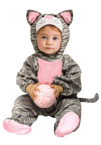 Toddler Striped Gray Kitten Costume By: Fun World for the 2022 Costume season.