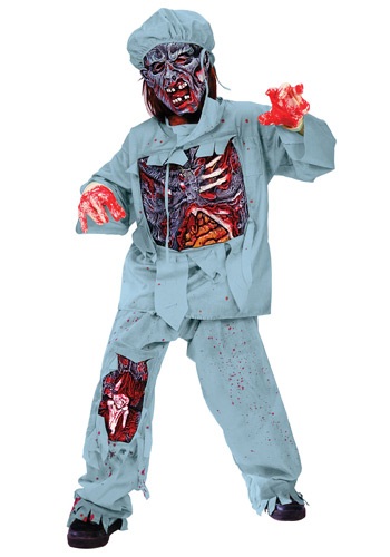 Child Zombie Doctor Costume By: Fun World for the 2022 Costume season.