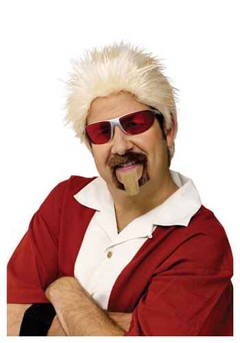 Celebrity Chef Wig and Goatee Set -image