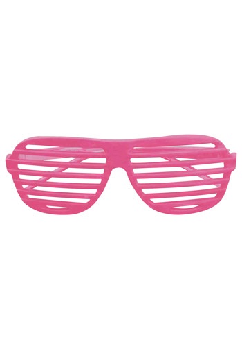 Neon Pink 80s Shades By: Forum Novelties, Inc for the 2022 Costume season.