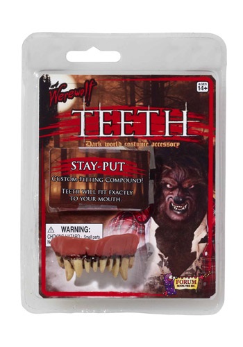 Werewolf Teeth By: Forum Novelties, Inc for the 2015 Costume season.