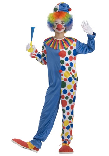 unknown Teen Big Top Clown Costume
