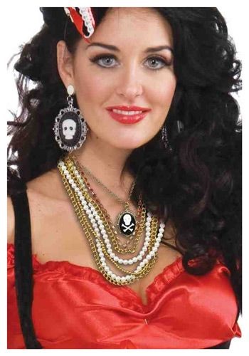 Pirate Multi Strand Necklace By: Forum Novelties, Inc for the 2022 Costume season.