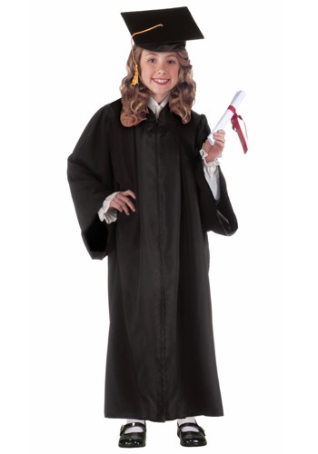 Child Black Graduation Robe By: Forum Novelties, Inc for the 2022 Costume season.