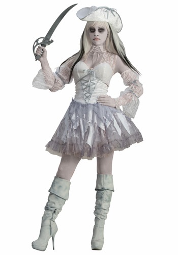 Women's Spirit of the Seas Ghost Pirate Costume -image