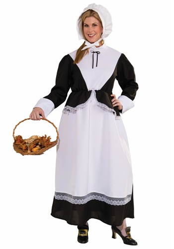 unknown Plus Size Pilgrim Woman Costume