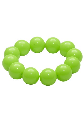 unknown 80's Green Gumball Bracelet