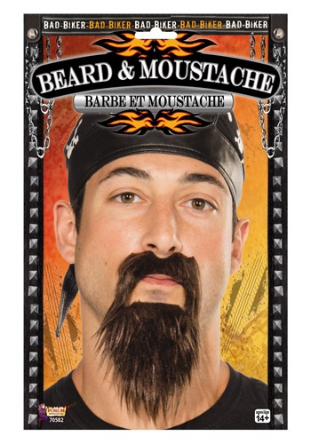 Biker Beard and Moustache By: Forum Novelties, Inc for the 2022 Costume season.