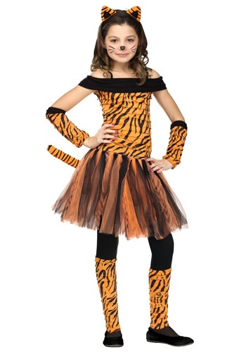 Girls Tigress Costume By: Fun World for the 2022 Costume season.