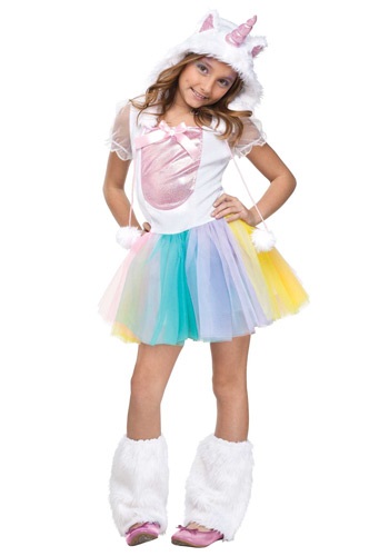 Girls Unicorn Costume By: Fun World for the 2022 Costume season.