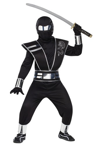 Child Silver Mirror Ninja Costume By: Fun World for the 2022 Costume season.