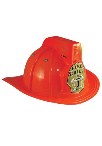Jr. Fire Chief Light Up Helmet By: Get Real Gear for the 2022 Costume season.