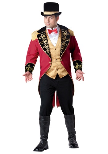 Plus Size Ring Master Costume -image