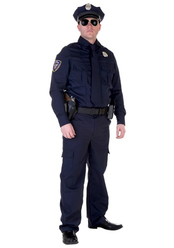 unknown Plus Size Authentic Cop Costume