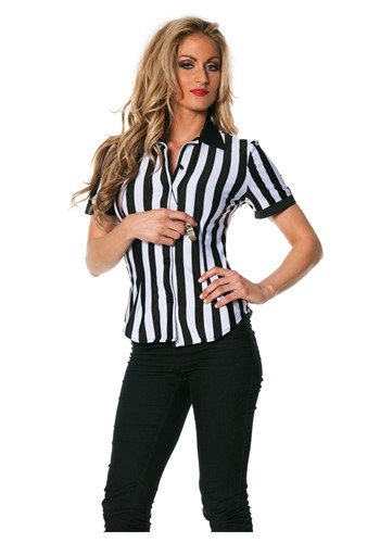 Women's Plus Size Referee Shirt