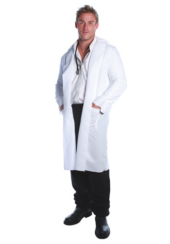 Plus Size Lab Coat -image