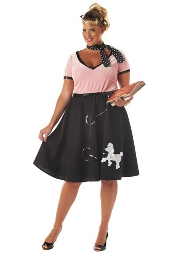 Plus Size 50s Sweetheart Costume - Sock Hop Halloween Costumes By: California Costume Collection for the 2015 Costume season.