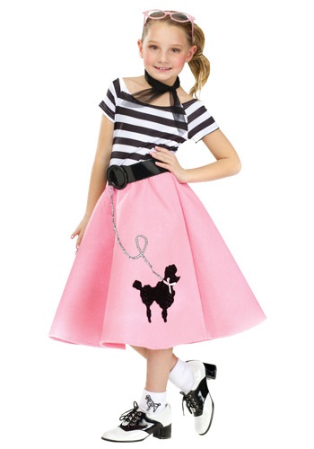 Girls Poodle Skirt Dress By: Fun World for the 2022 Costume season.