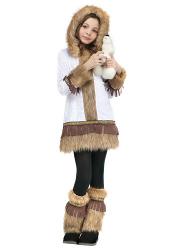 Girls Eskimo Costume By: Fun World for the 2022 Costume season.