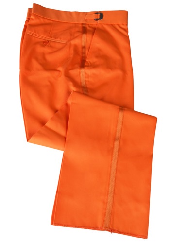 unknown Orange Tuxedo Pants