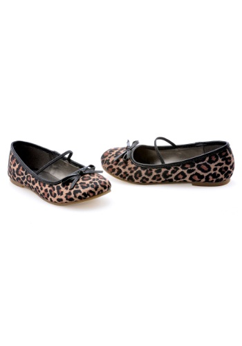 Girls' Leopard Ballet Flats -image