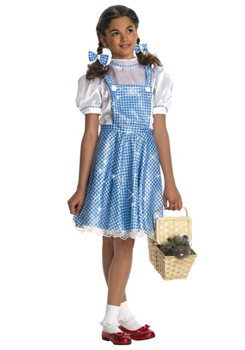 Kids Sequin Dorothy Costume -image