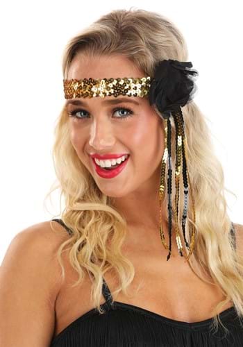 Gold Flapper Headband -image