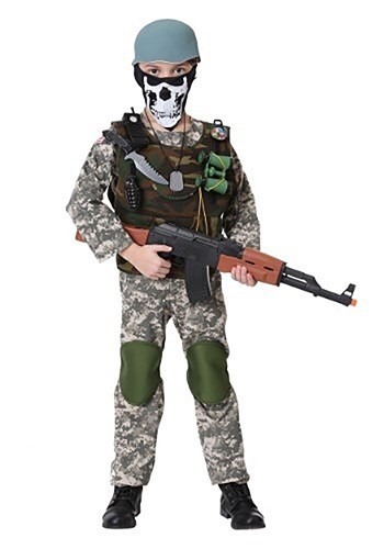 Camo Trooper Costume -image
