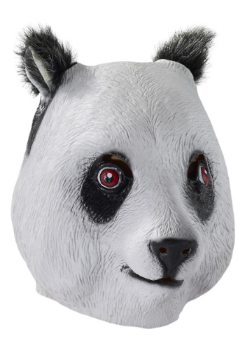 Deluxe Latex Panda Mask -image