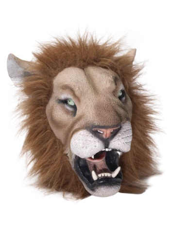 Deluxe Latex Lion Mask -image