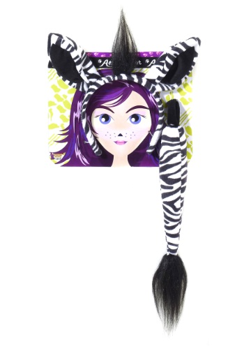 Zebra Ears and Tail Kit -image