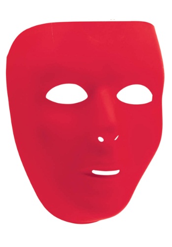 Red Full Face Mask -image