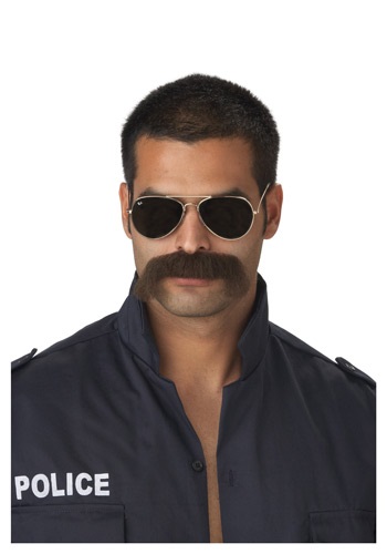 Cop Mustache By: California Costume Collection for the 2022 Costume season.