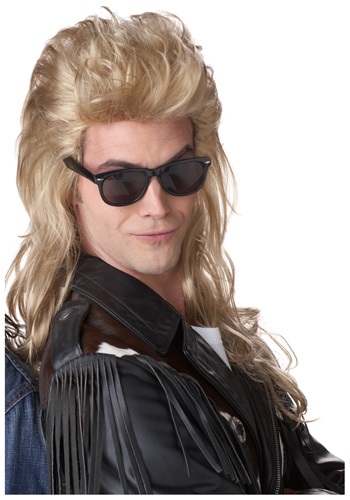 80s Blonde Rock Mullet Wig By: California Costume Collection for the 2022 Costume season.